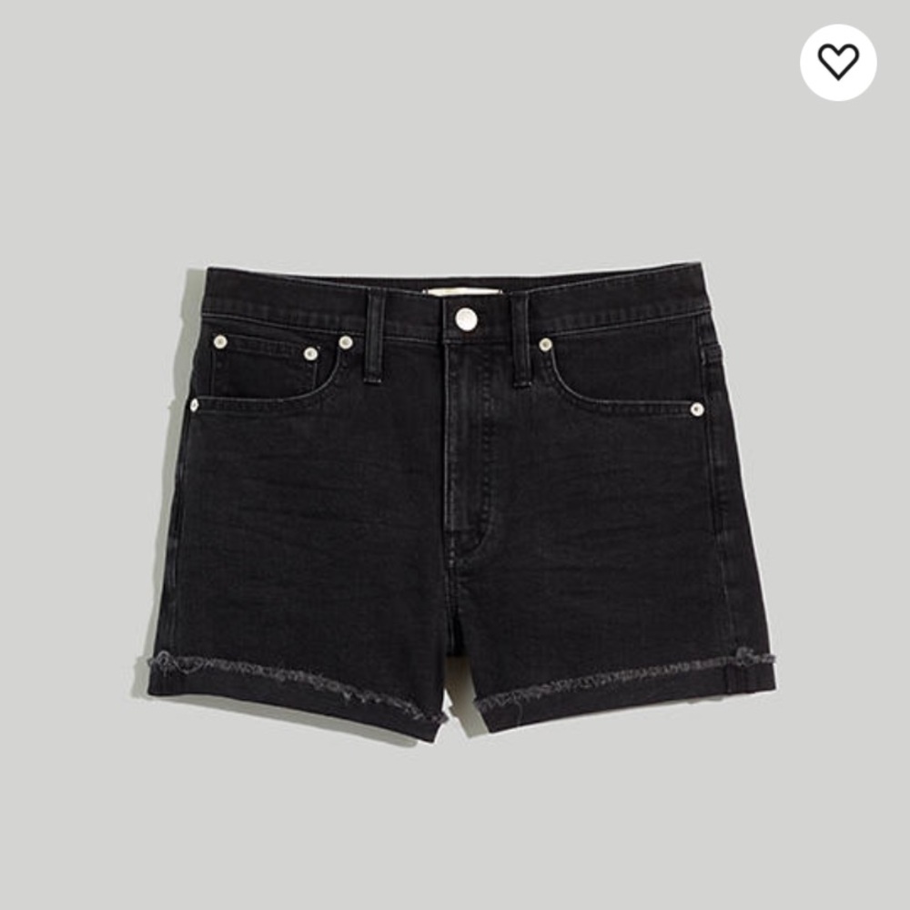 Madewell High Rise Denim Shorts in Lunar Wash sz 27
